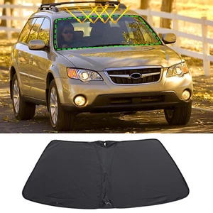 Parabrisas delantero para Subaru Outback 04-09 negro bloque UV parasol moldura - Imagen 1 de 8