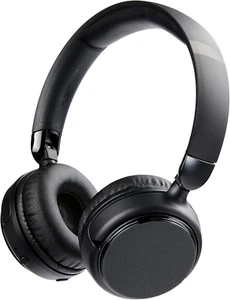 Bluetooth Headphones Microphone, On-Ear, 35H Playtime, Foldable, Wireless, Black - Picture 1 of 11