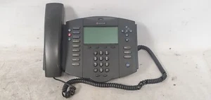 Polycom SoundPoint IP 501 SIP Office Business Telephone Gray Handset w/ Stand - Picture 1 of 5