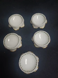 Vintage Haviland Limoges France Salt Cellars  Set of 5 - Picture 1 of 13