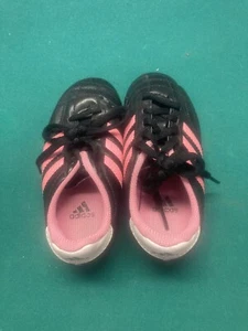 Adidas Girls Soccer Cleats Size 10 Color Pink & Black Still In Great Condition! - Picture 1 of 5