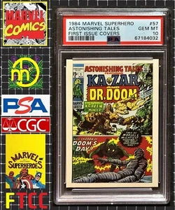 1984 FTCC Marvel First Issue Covers - Astonishing Tales #1 PSA 10 GEM MINT POP4 - Picture 1 of 4