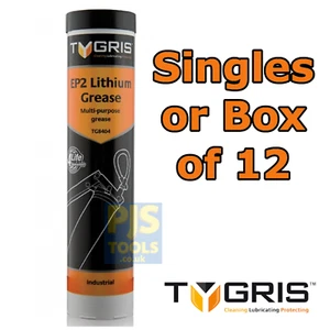 1 oder 12 x Tygris TG8404 400g Hochtemperatur EP2 Lithium Fettpresse Kartusche - Bild 1 von 1