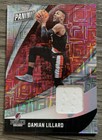 Damian Lillard 2018 Panini-Black Friday Swatch /15 ????????