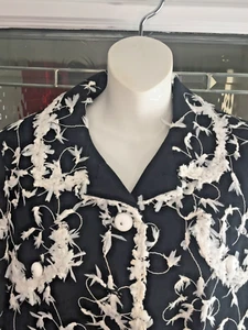 Moschino Cheap And Chic Women's Ribbons Black Blazer Jacket EURO 44 USA 10 - Picture 1 of 9