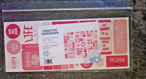 CREATIVE MEMORIES TOTALLY TONAL SOFT PINK Border Stickers - 3 sheets 2023 - Picture 1 of 2