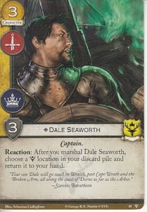 Dale Seaworth AGoT LCG 2.0 Game of Thrones Fury of the Storm 10 - Picture 1 of 1
