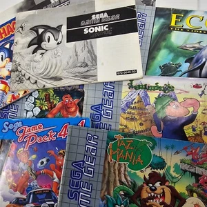 Sega Game Gear Manual Instruction Booklet Spare Original Paperwork - Picture 1 of 11