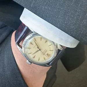 RARE!!! Rolex 6098 Bubble Back - Ovettone 36mm Honeycomb Dial - Picture 1 of 10