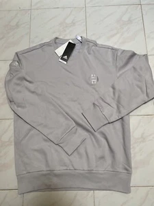 RARE NWT Adidas Harden Basketball New Mens Fleece Crew Pullover Sweatshirt Sz L - Picture 1 of 3