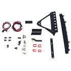 Metal Front and Rear Bumper with Lights for Axial SCX10 90046 SCX10 III7412