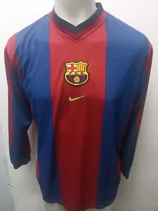 FC Barcelona B TEAM Match Worn Camiseta Futbol Football Shirt L 1998 - Imagen 1 de 7