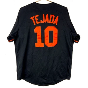 Vintage Baltimore Orioles Trikot XL Majestic Miguel Tejada Schwarz Mlb - Bild 1 von 3