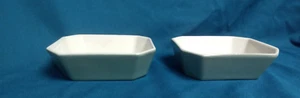 Pair of Small Denby Manor Green Rectangular Dishes - 4 3/4 inch - Picture 1 of 4