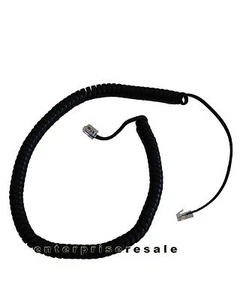 MITEL HANDSET CORD DARK GREY 4001 4015 4025 4150 5212 5220 5224 5312 5320 NEW - Picture 1 of 3