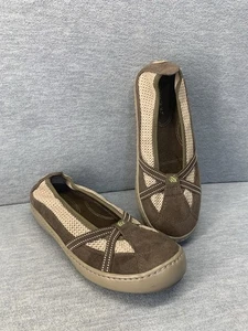 Terrasoles braun hellbraun Schuhe Damen 10 Slipper Gummisohle Boho bequem atmungsaktiv - Bild 1 von 9