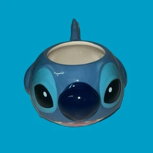 NEW DISNEY STORE LILO & STITCH 3D FACE MUG CERAMIC - Picture 1 of 5