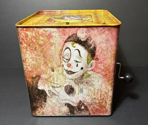 Atico Toy Jack In The Box Spooky Clown Scary Toy Creepy Voice - Picture 1 of 13