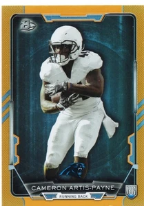 2015 Bowman Cameron Artis-Payne RC #81 Orange Parallel /299 Carolina Panthers - Picture 1 of 2