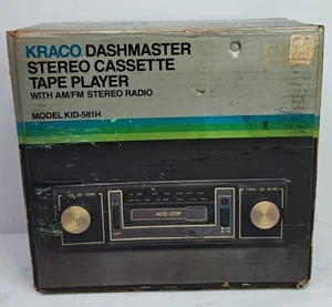 Reproductor de cinta estéreo de casete Kraco de colección con AM/FM. KID-581H Nuevo - Imagen 1 de 8