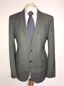 ARMANI COLLEZIONI - Slim Fit GREY Checked WOOL SUIT - 42 Reg - W36 L32 - NICE - Picture 1 of 12