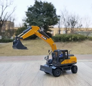 1/50 Scale XCMG XE150WD Wheeled Excavator Diecast Model  Toy Collection Gift NIB - Picture 1 of 7