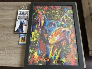 Doberman Puzzle, Wall Art Plaque And Magnet - Picture 1 of 5