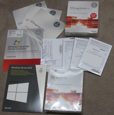 Job Lot Server Bundle -2005, 2007, 2008, 2012, R2, Web, CALs, Small Business - Image 1 of 4