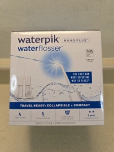 Waterpik Nano Plus hilo dental de agua - blanco - puntas sin sellar - Imagen 1 de 9