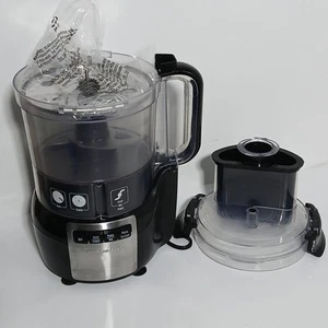 Hamilton Beach/Intertek 70721 10 Cup Stack and Snap Food Processor Black - Picture 1 of 8