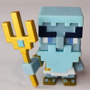 Minecraft Mini-Figuras Mitología Griega Serie #12 1" Poseidón Figura Mojang - Imagen 1 de 5