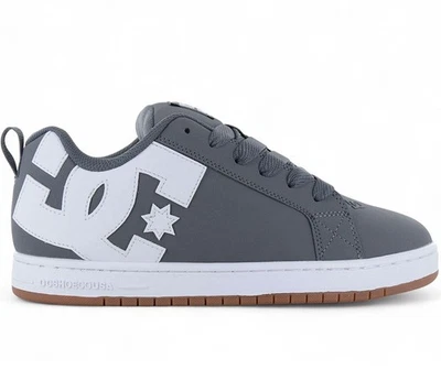 DC SHOES Court Graffik - Men Sneakers Gray DC01661-065 Skate Skater Shoes New - Image 1 of 4