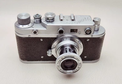 Appareil photo Zorki C URSS russe Leica Copy Camera w/Industar-22 5cm f/3.5... - Photo 1/4