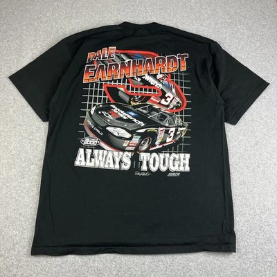 VTG 2000 Dale Earnhardt T Shirt Mens Large Always Tough Competitors Black NASCAR - Image 1 of 4