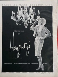 1960 Womens Estevez Suit at Haggarty's California Chandelier vintage fashion ad - Picture 1 of 1