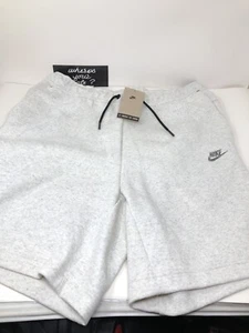 Nike Sportswear Tech Fleece Short sz Extra Large XL White Heather Gray DQ4318100 - Picture 1 of 17