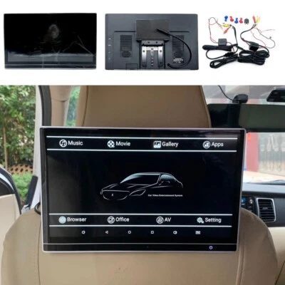 Android Car TV HDMI Screen Headrest Monitor For Infiniti Rear Seat Entertainment - Image 1 of 4