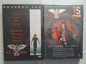 DVD EL CUERVO BRANDON LEE + ESCALERA AL CIELO - ENVIO CERTIFICADO INCLUIDO - Imagen 1 de 3