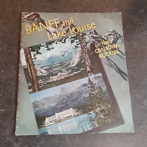 Canadian Pacific CP Hotels Banff & Lake Louise Pamplet Tourism 1955 - Picture 1 of 4