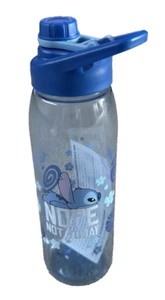Disney Stitch “Nope Not Today”- 20 Oz. Plastic Water Bottle - New - Picture 1 of 3
