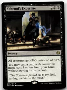 MTG Yahenni's Expertise Aether Revolt 075/184 regolare raro - Foto 1 di 1