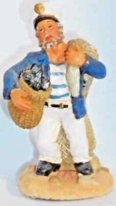 Dollhouse Accessory Vintage Fisherman Approx. 4" - Picture 1 of 2
