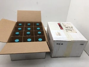 (QTY.24) FISHER SCIENTIFIC CO. 02992500 16oz GLASS BOTTLES - Picture 1 of 6