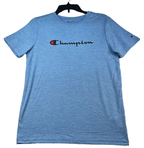 Champion Workout Shirt Boys size 20 XL Blue Short Sleeve Stretch Active NWOT - Picture 1 of 7