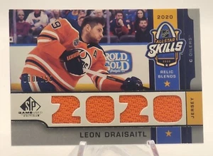 Leon Draisaitl 2020-21 SP Game Used NHL All-Star Skills Relic Blends #010/150 - Picture 1 of 2