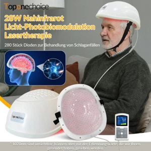 Casco de estimulación cerebral fotobiomodulación 1070nm NIR luz Parkinson autismo - Imagen 1 de 12