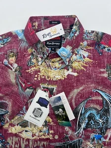 Reyn Spooner Dungeons & Dragons Classic Button Front Aloha Shirt Size XS NWT - Picture 1 of 13