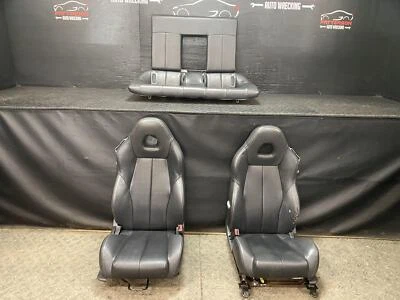 07-12 ASIENTOS DELANTEROS Y TRASEROS MITSUBISHI ECLIPSE POWER CUERO CARBÓN OSCURO 60W Foto 1 de 4