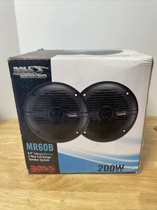 Boss Audio 6,5" MR60B Lautsprecher schwarz 200 W [MR60B] Marine 2-Wege Full-Range-System - Bild 1 von 8