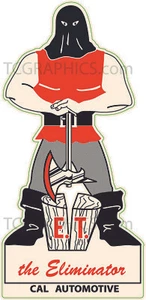 E.T. THE "Eliminator" Cal Automotive for the NY National Speedway Decal Sticker - Bild 1 von 1